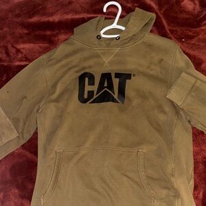 CAT Men's Brown Hoodie